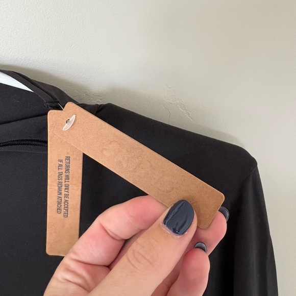 NWT Skims Fits Everybody Turtleneck Top Black Onyx Size 3X - Picture 5 of 6